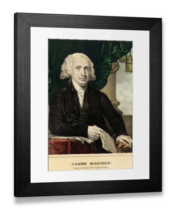 Framed Print : James Madison Framed Print : James Madison