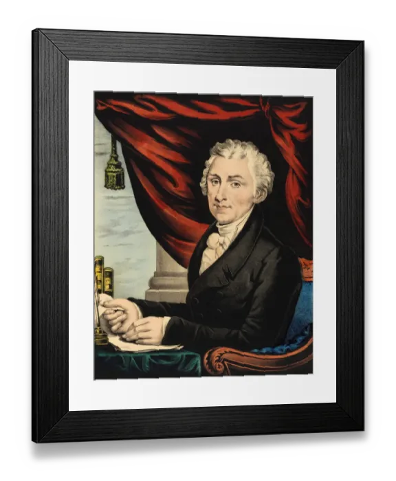 Framed Print : James Monroe Framed Print : James Monroe