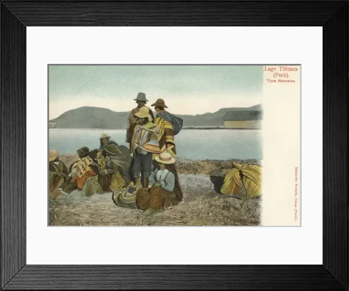 Framed Print : Indigenous Peruvian Indians at Lake Titicaca, Peru Framed Print : Indigenous Peruvian Indians at Lake Titicaca, Peru