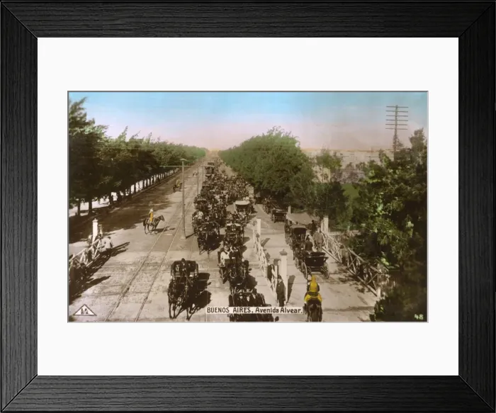 Framed Print : Avenida Alvear - The Hippodrome, Buenos Aires, Argentina Framed Print : Avenida Alvear - The Hippodrome, Buenos Aires, Argentina