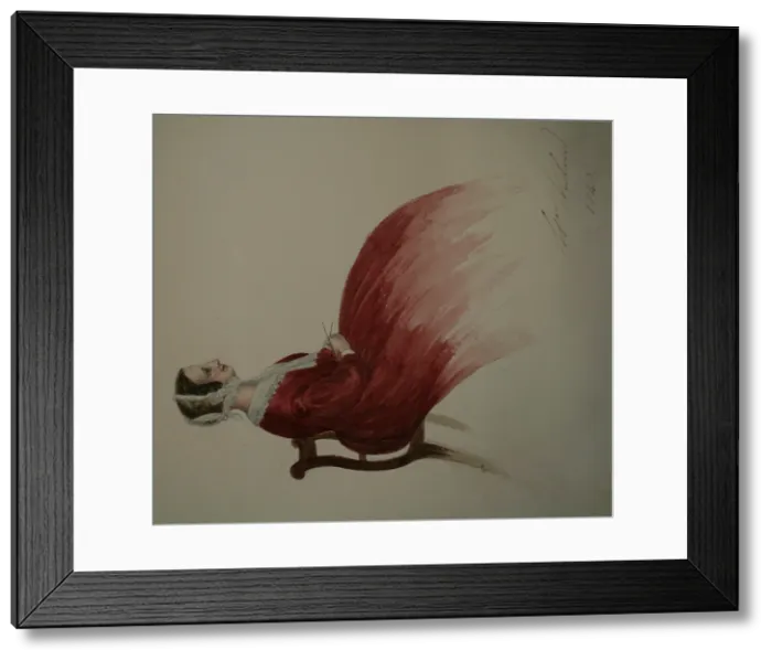 Framed Print : Portrait of Mrs Newham Framed Print : Portrait of Mrs Newham