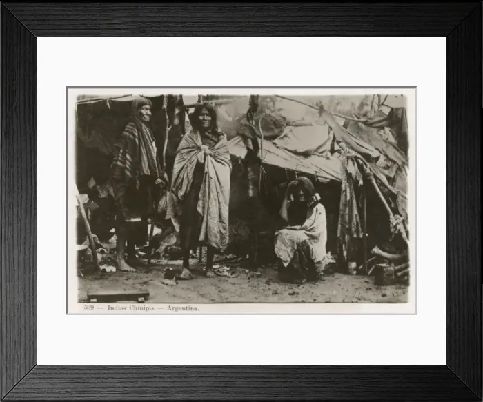 Framed Print : Chinipis Indians, Argentina Framed Print : Chinipis Indians, Argentina