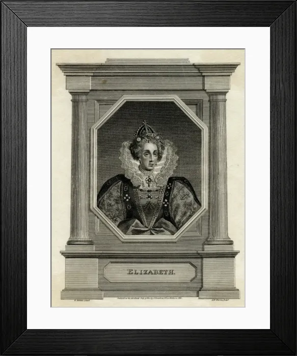 Framed Print : Queen Elizabeth I of England