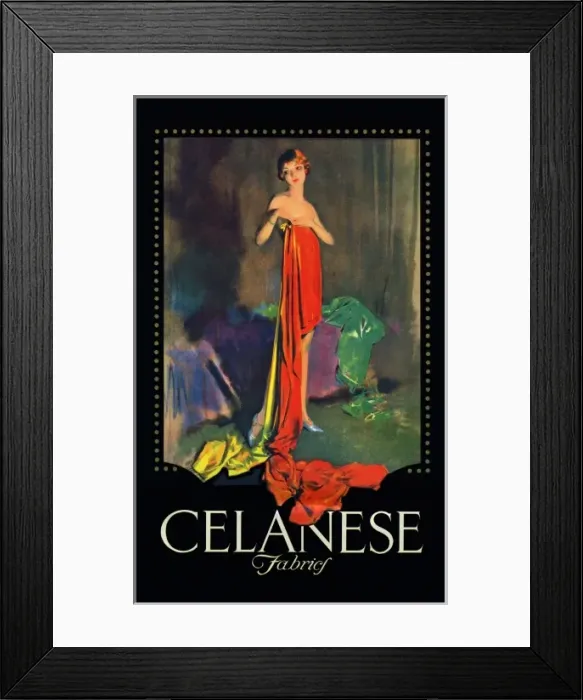 Framed Print : Woman in red fabric Framed Print : Woman in red fabric