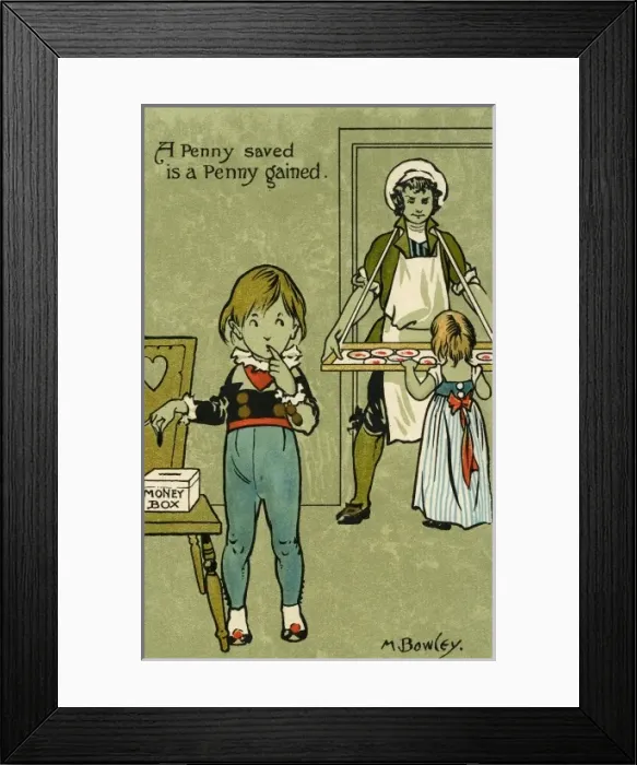 Framed Print : A Penny Saved is a Penny Gained Framed Print : A Penny Saved is a Penny Gained