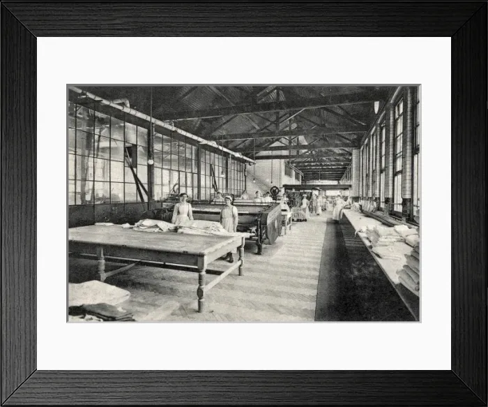 Framed Print : Joyce Green Hospital - ironing room Framed Print : Joyce Green Hospital - ironing room