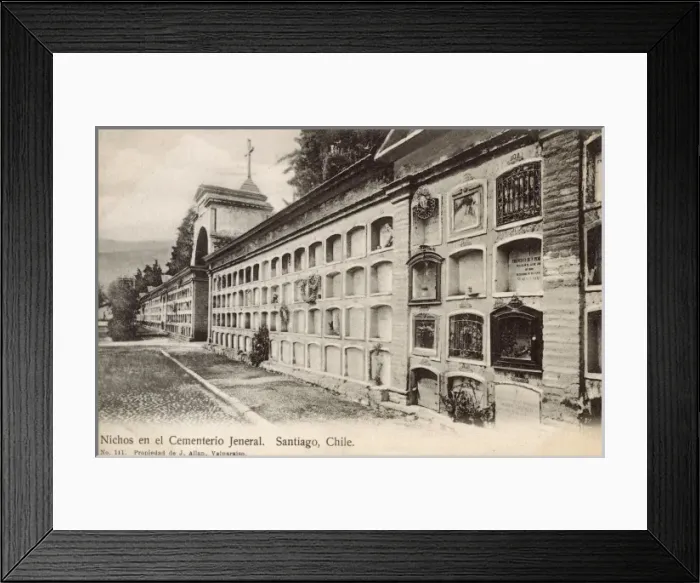 Framed Print : Chile - Santiago - Family Niches - General Cemetery Framed Print : Chile - Santiago - Family Niches - General Cemetery