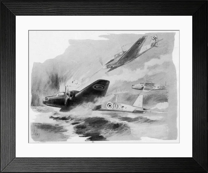 Framed Print : Scenes from World War II Framed Print : Scenes from World War II