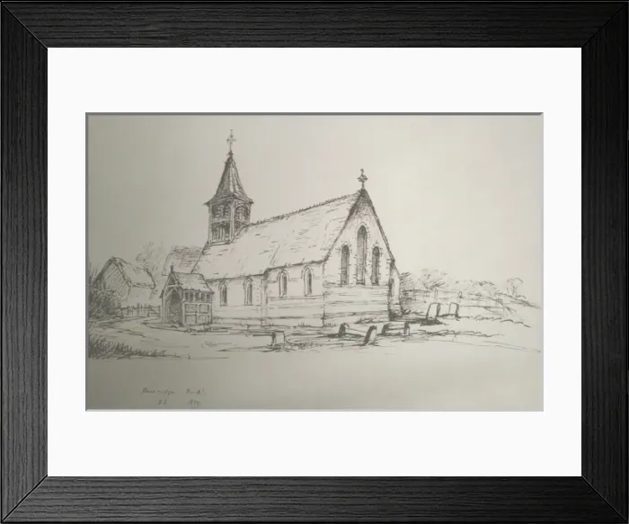 Framed Print : St Marys Church, Hawridge, Buckinghamshire Framed Print : St Marys Church, Hawridge, Buckinghamshire