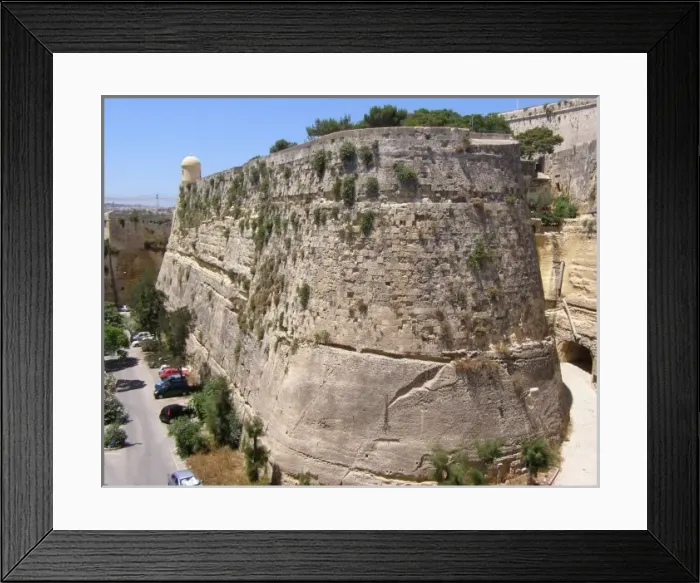 Framed Print : St Johns Bastion, Malta Framed Print : St Johns Bastion, Malta