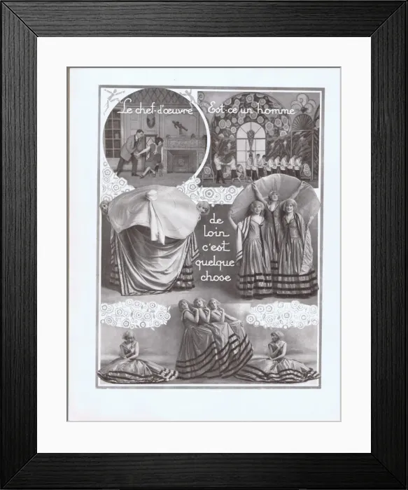 Framed Print : Various scenes from the revue Bonjour Paris at the Casino de Framed Print : Various scenes from the revue Bonjour Paris at the Casino de