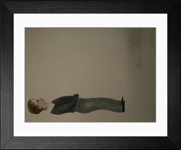 Framed Print : Portrait of Pritzla Newham Framed Print : Portrait of Pritzla Newham
