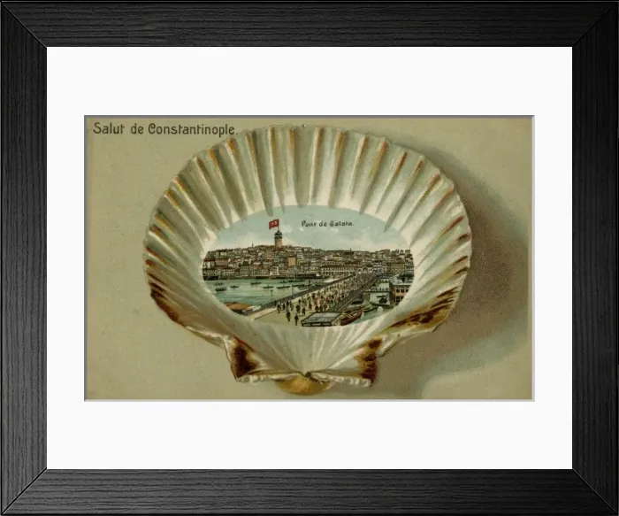 Framed Print : Galata Bridge, Constantinople, Turkey Framed Print : Galata Bridge, Constantinople, Turkey