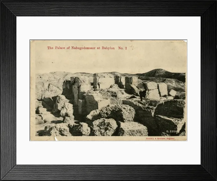 Framed Print : Remains of Nebuchadnezzars Palace, Babylon Framed Print : Remains of Nebuchadnezzars Palace, Babylon
