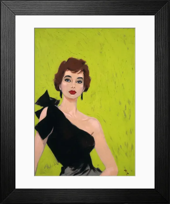 Framed Print : 1950s woman by David Wright Framed Print : 1950s woman by David Wright