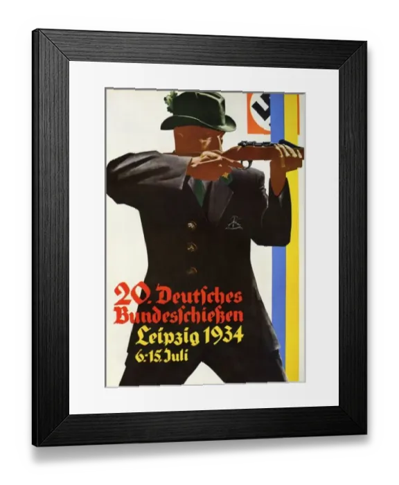 Framed Print : German promotional poster Framed Print : German promotional poster