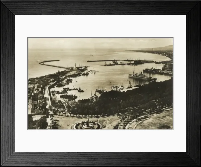 Framed Print : Malaga - Spain - The Harbour Framed Print : Malaga - Spain - The Harbour