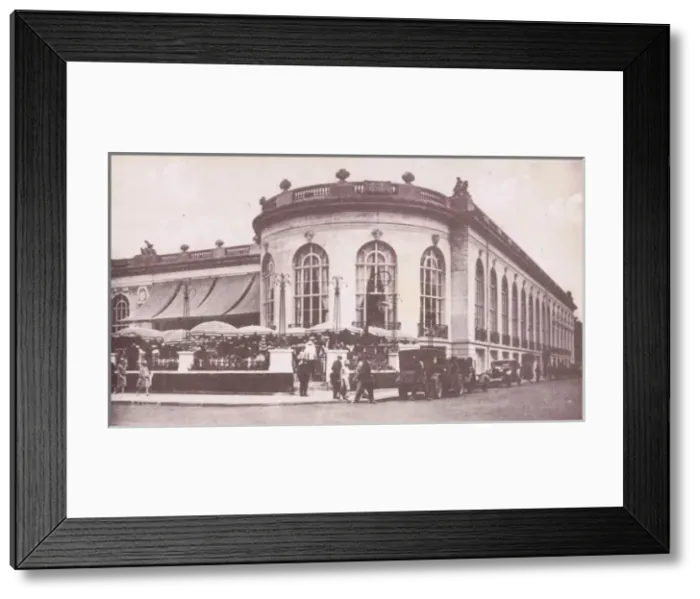Framed Print : The exterior of the Restaurant des Ambassadeurs, part of Framed Print : The exterior of the Restaurant des Ambassadeurs, part of