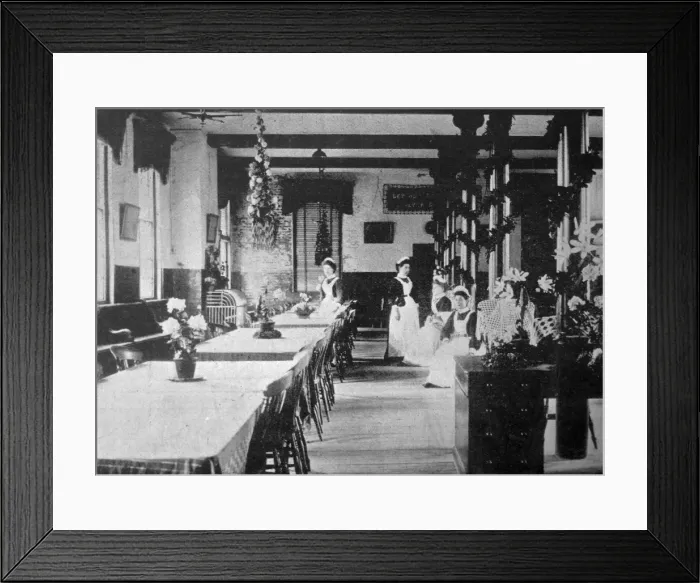 Framed Print : Darenth Asylum - Day-room Framed Print : Darenth Asylum - Day-room