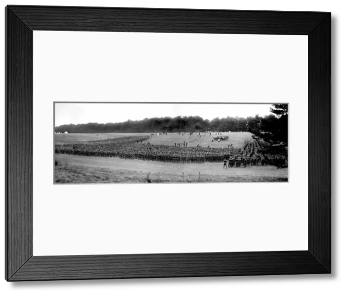 Framed Print : Military Church Parade, Tadworth, Surrey Framed Print : Military Church Parade, Tadworth, Surrey
