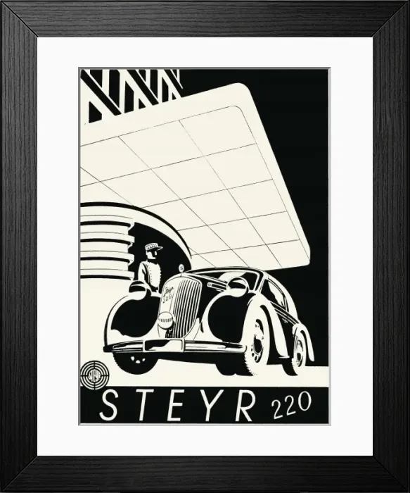 Framed Print : Steyr motor car Framed Print : Steyr motor car