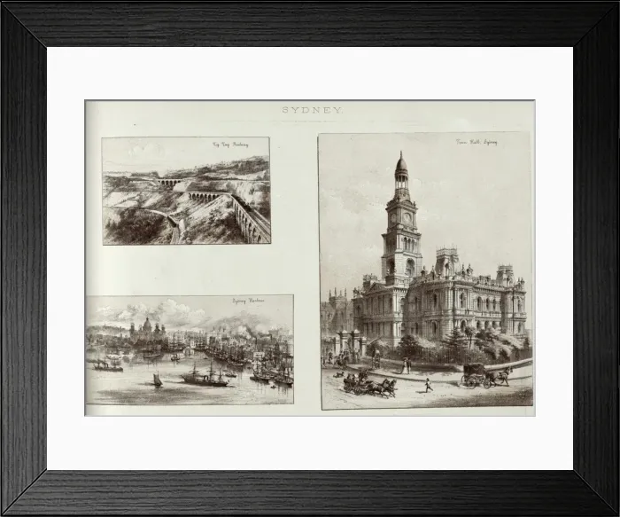Framed Print : Various views of Sydney, Australia Framed Print : Various views of Sydney, Australia
