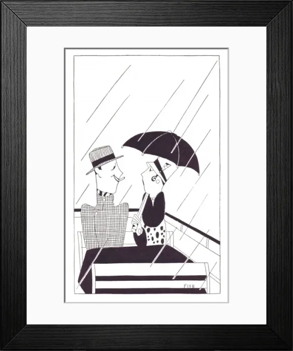 Framed Print : Art deco illustration by Fish, 1927 Framed Print : Art deco illustration by Fish, 1927