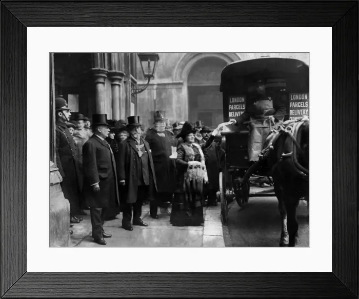 Framed Print : Lady Mayoress and Lord Mayor of London Framed Print : Lady Mayoress and Lord Mayor of London