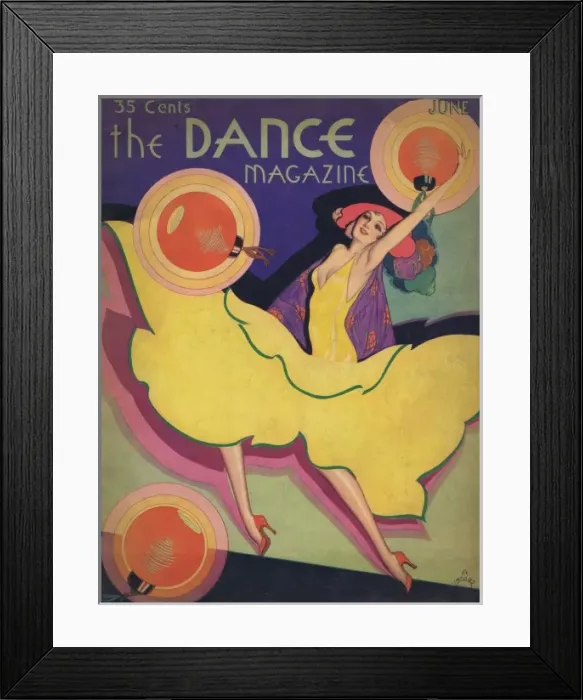 Framed Print : Cover of Dance Magazine, June 1931 Framed Print : Cover of Dance Magazine, June 1931
