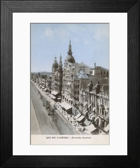Framed Print : Rio de Janeiro, Brazil - Avenida Central Framed Print : Rio de Janeiro, Brazil - Avenida Central