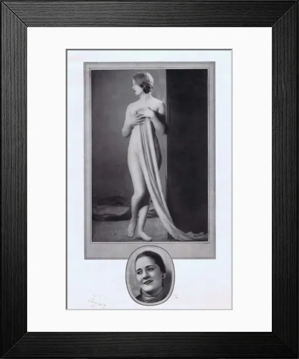 Framed Print : One of the showgirls in A Night in Spain, New York, 1927 Framed Print : One of the showgirls in A Night in Spain, New York, 1927