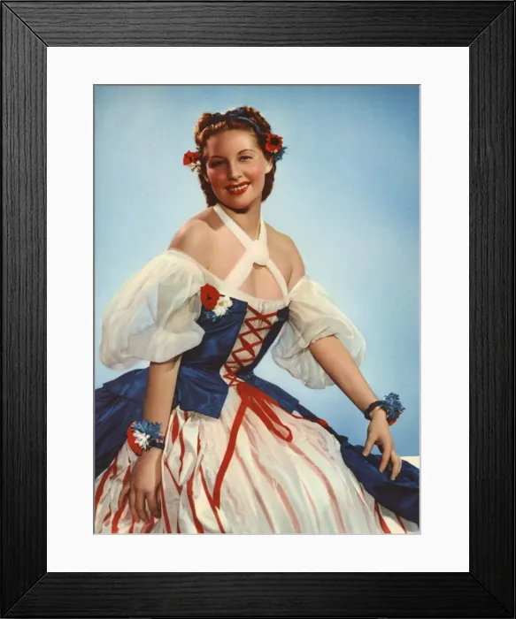 Framed Print : Woman in traditional costume Framed Print : Woman in traditional costume