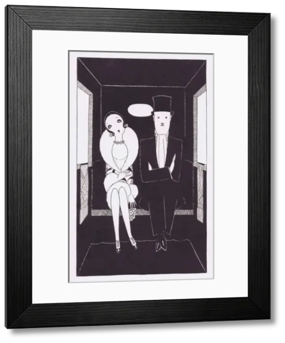 Framed Print : Art deco illustration by Fish, 1927 Framed Print : Art deco illustration by Fish, 1927