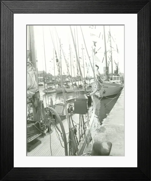 Framed Print : Ships dressed for Tall Ships Race Framed Print : Ships dressed for Tall Ships Race
