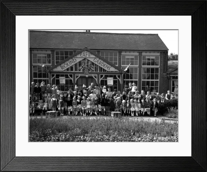 Framed Print : Coronation party, Walton-on-the-Naze, Essex Framed Print : Coronation party, Walton-on-the-Naze, Essex