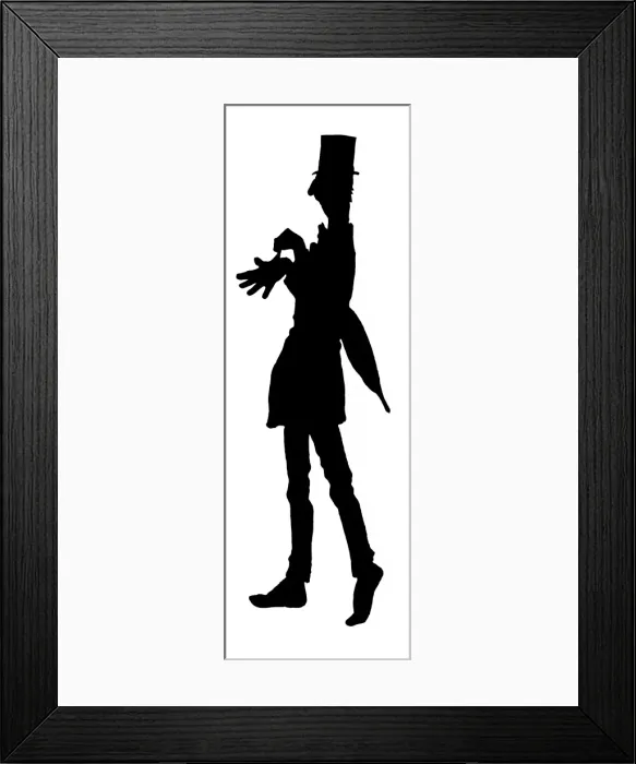 Framed Print : Dr Fell. Silhouette Framed Print : Dr Fell. Silhouette