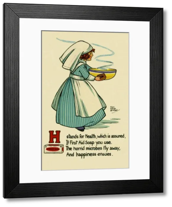 Framed Print : H stands for Help Framed Print : H stands for Help
