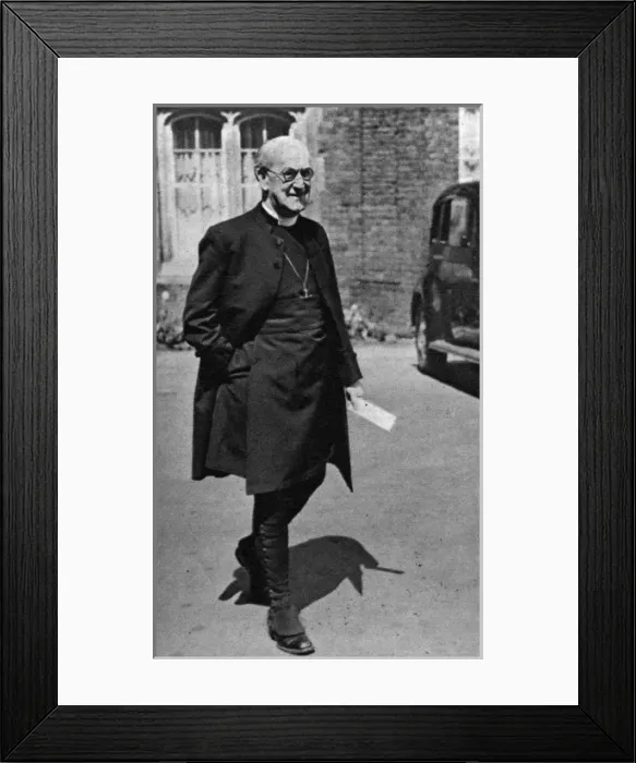 Framed Print : Coronation Commissions 1st Meeting: Archbishop of Canterbury Framed Print : Coronation Commissions 1st Meeting: Archbishop of Canterbury