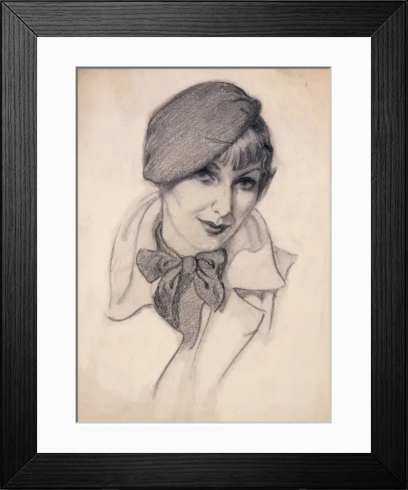 Framed Print : Portrait of a woman, 1930s Framed Print : Portrait of a woman, 1930s