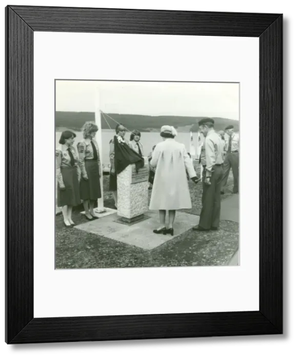 Framed Print : Queen Elizabeth II at Kielder Water Framed Print : Queen Elizabeth II at Kielder Water