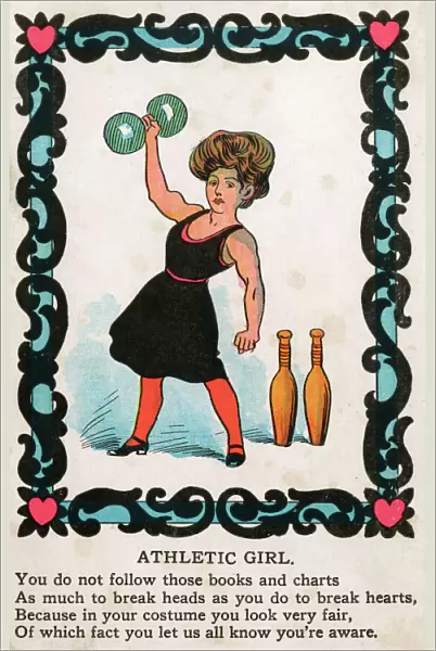 Caricature of Annette Kellerman - Swimmer and Actress