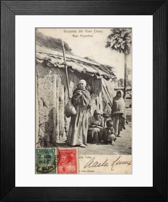 Framed Print : Toba Family - Gran Chaco, Argentina Framed Print : Toba Family - Gran Chaco, Argentina