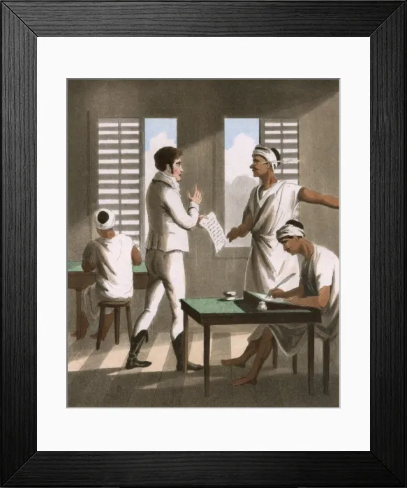 Framed Print : European Gentleman in Public Office Framed Print : European Gentleman in Public Office