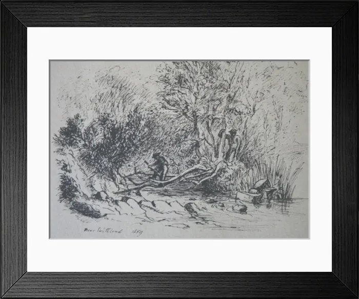 Framed Print : Rural scene near Swithland, Leicestershire Framed Print : Rural scene near Swithland, Leicestershire
