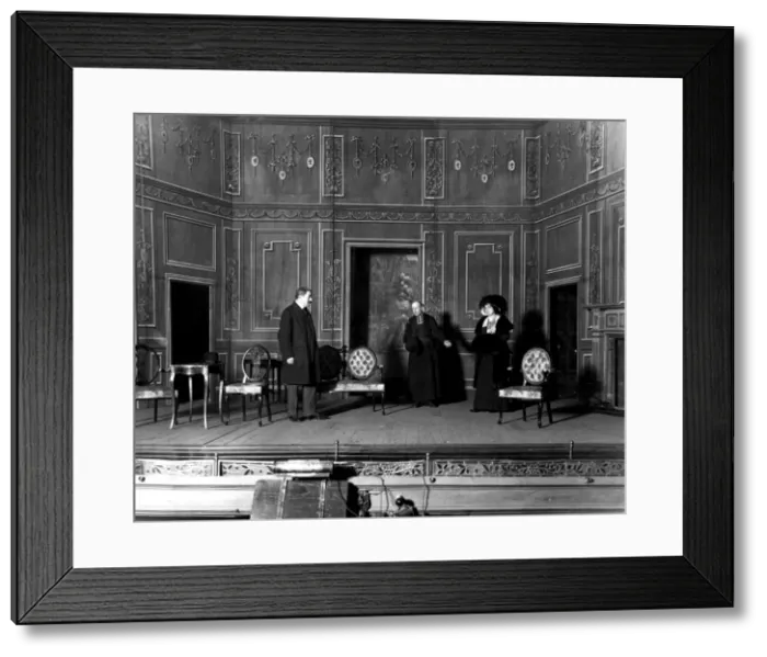 Framed Print : Scene from banned play, La Vierge Folle Framed Print : Scene from banned play, La Vierge Folle