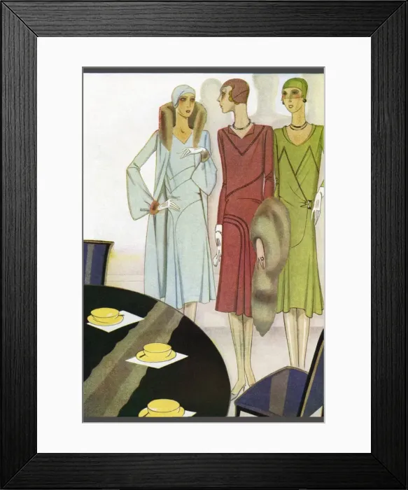 Framed Print : Ladies in a cafe 1929 Framed Print : Ladies in a cafe 1929