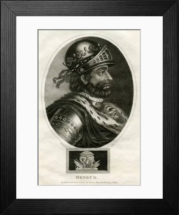 Framed Print : King Henry II of England Framed Print : King Henry II of England