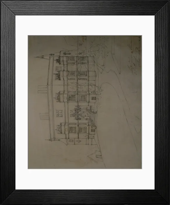 Framed Print : Mr Greens House at Pavenham, Bedfordshire Framed Print : Mr Greens House at Pavenham, Bedfordshire