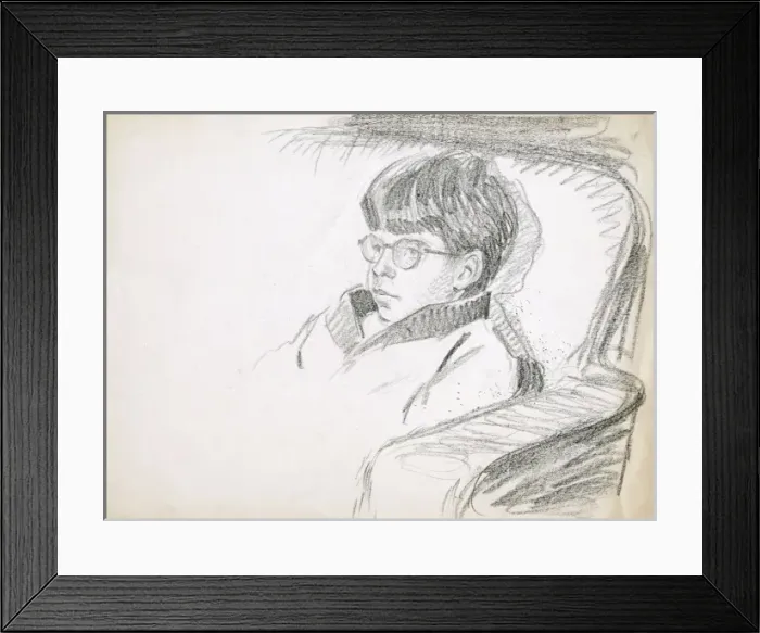 Framed Print : Young boy by David Wright Framed Print : Young boy by David Wright