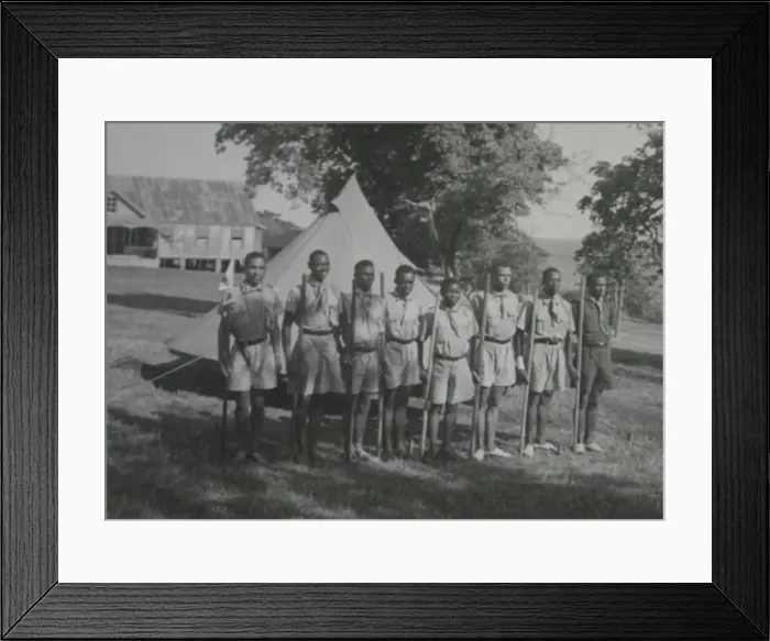 Framed Print : Scout Leaders at a training camp, Grenada, West Indies Framed Print : Scout Leaders at a training camp, Grenada, West Indies